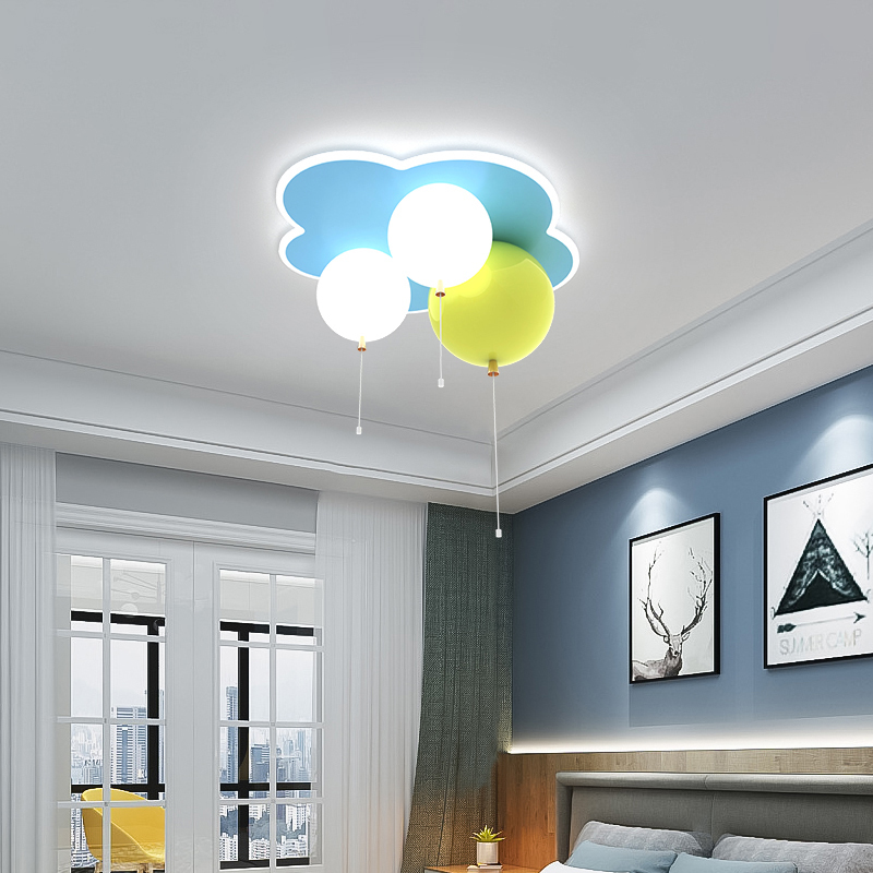 Interior Design Remote - Çocuksu Eğlenceli Balon Tavan Lambası Led