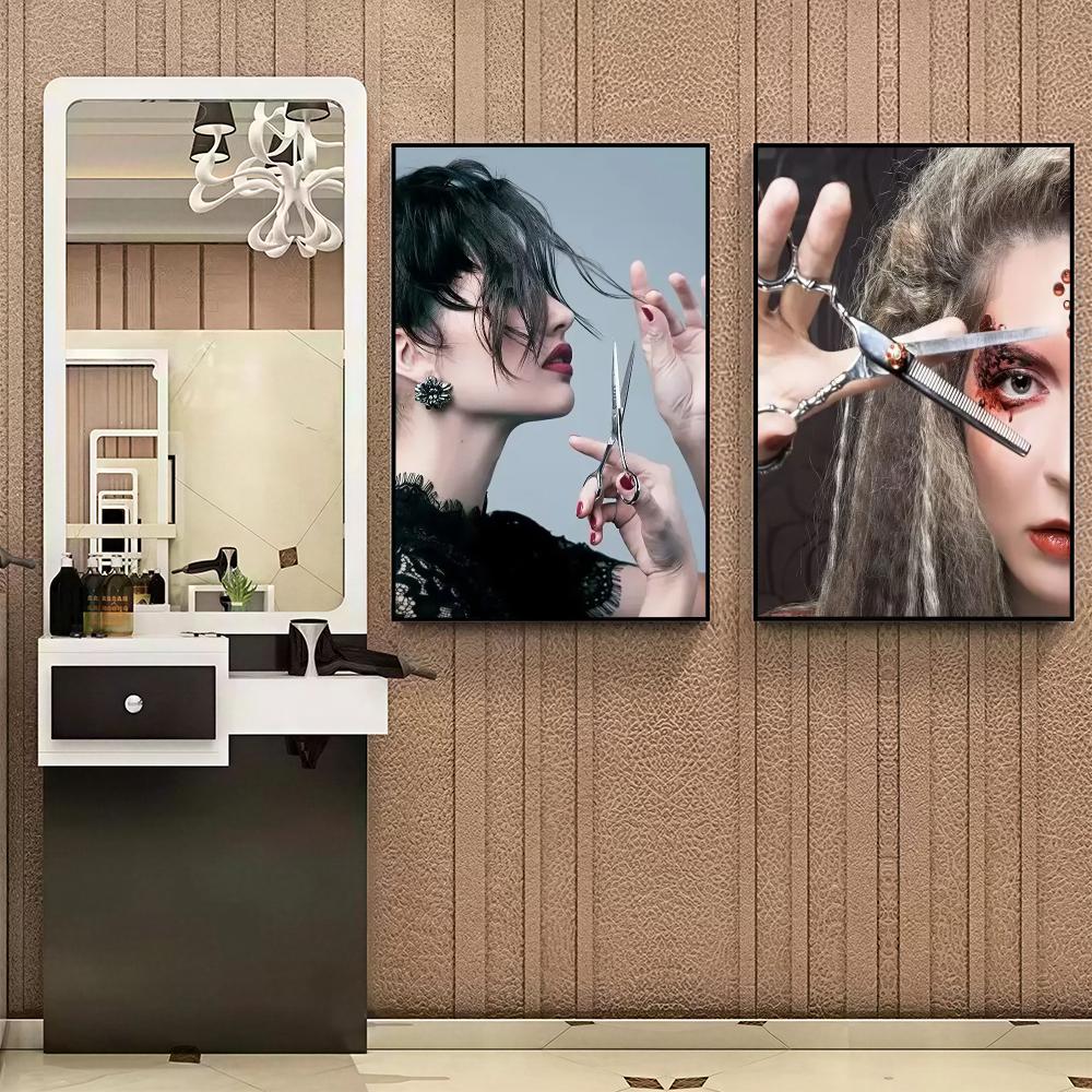 Modern Saç Salonu HD Duvar San - Interior Design Illustrated incelemesi ve fiyatı