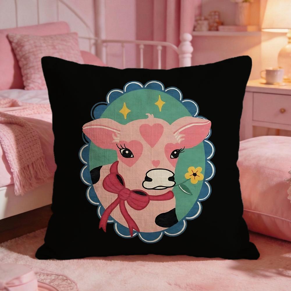 Sevimli İnek İllüstrasyonlu Ya - Interior Design Illustrated incelemesi ve fiyatı